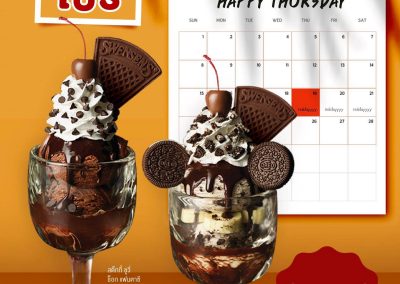 Swensen’s Happy Thursday ซื้อ 1 ฟรี 1 เอาใจคนรักช็อกโกแลต ห้ามพลาด