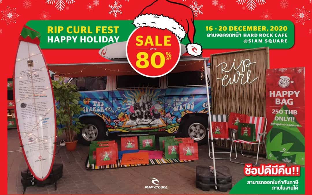 Rip Curl Fest Happy Holiday ลดสูงสุด 80%