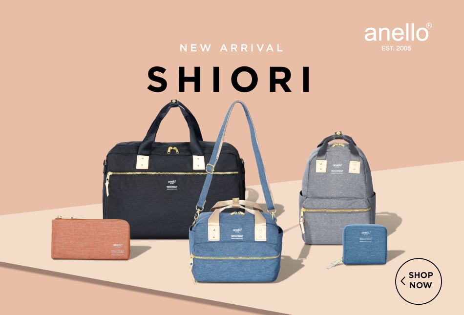 Shiori กระเป๋า Anello สไตล์มินิมอล